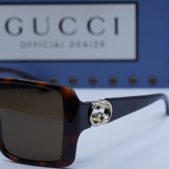 Final Price! Gucci GG1692S 002 Havana Sunglasses - Picture 3 of 12